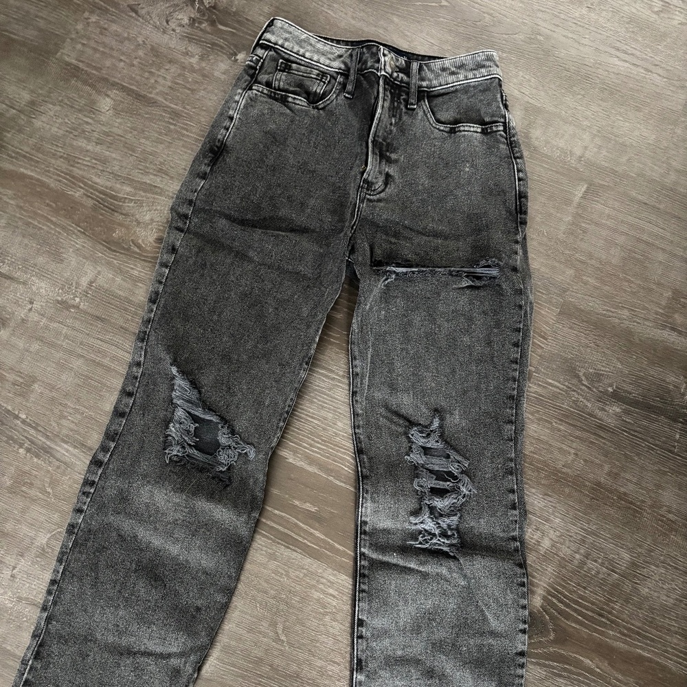 Hollister size 0 Regular, black wash jeans
